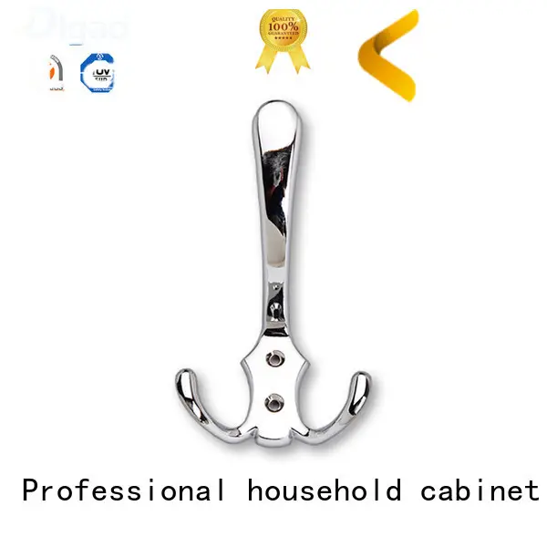 DIgao hardware chrome coat hooks ODM bathroom coat 1