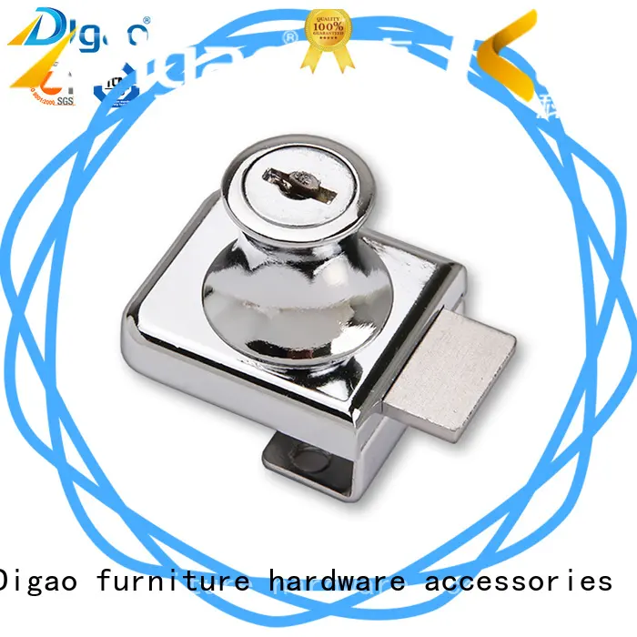 DIgao alloy showcase lock ODM kitchen double door lock 1