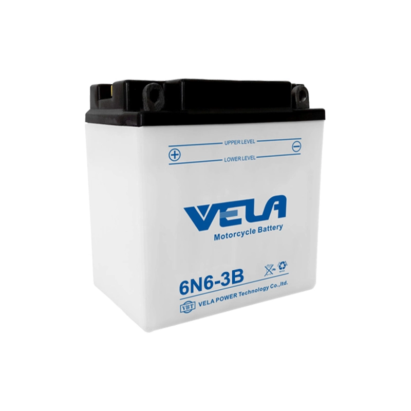 6N6-3B 6V 6Ah motorcycle battery 1