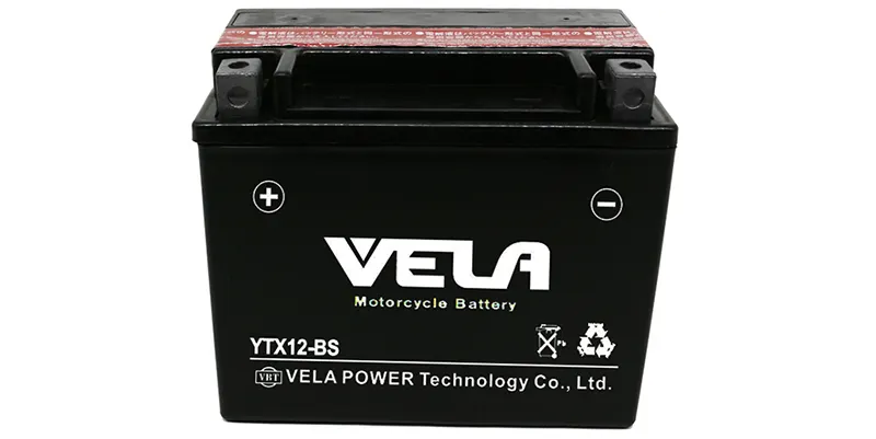 VELA reliable dry cell motorcycle battery great for motorcyles 2