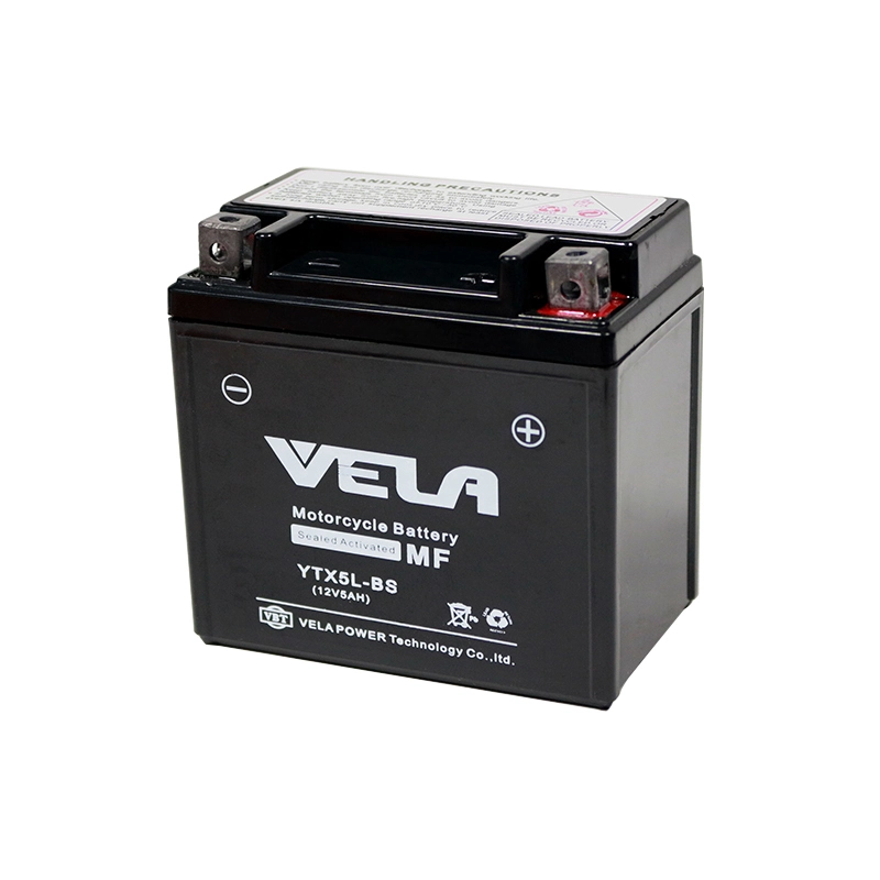 Agm motorcycle battery 12V 5Ah motorcycle battery price YTX5-BS 1