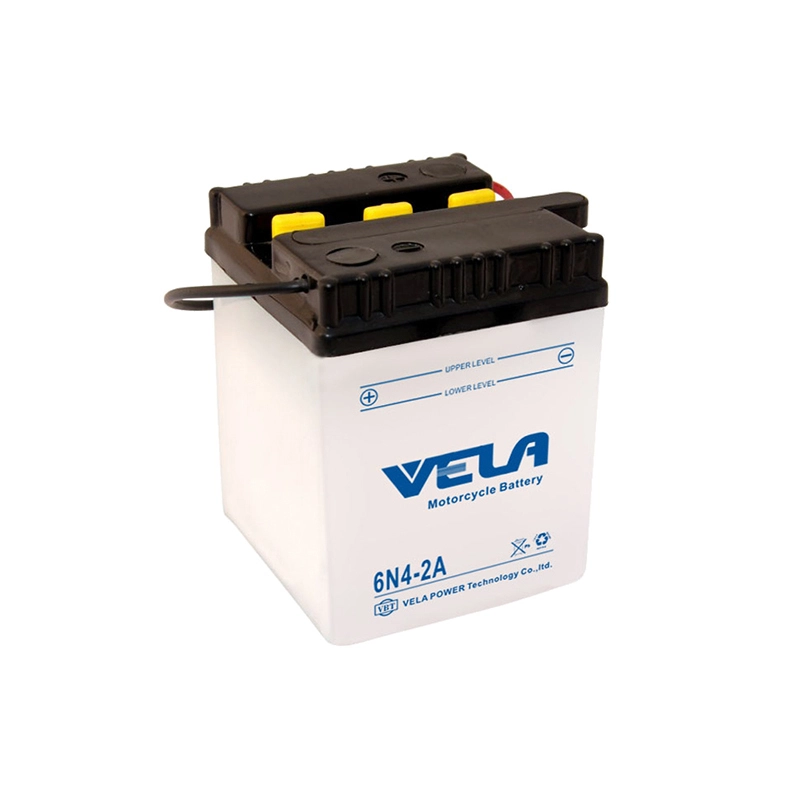 6N4-2A 6V 4Ah 6 volt motorcycle battery 1