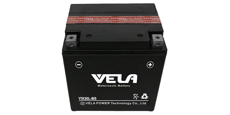 VELA low self discharged rate dry cell motorcycle battery optimal for motorcyles 2