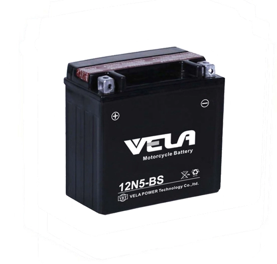12N5-BS 12V 5Ah maintenance free motorcycle battery 1