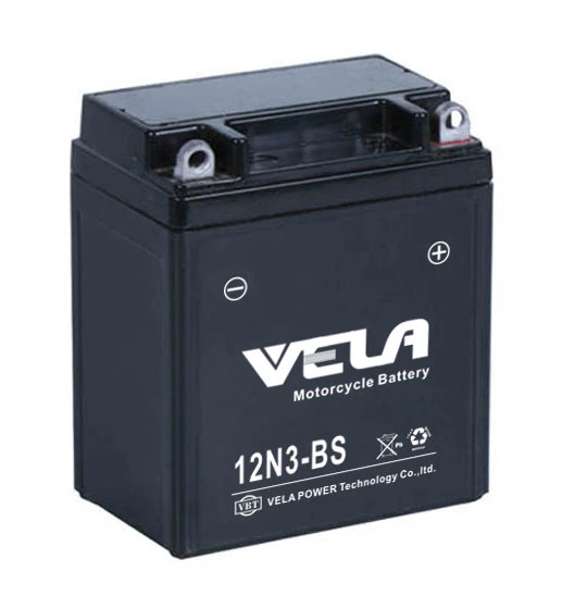 Professional Good quality 12v 3ah 12N3 bs mf motorcycle battery 1
