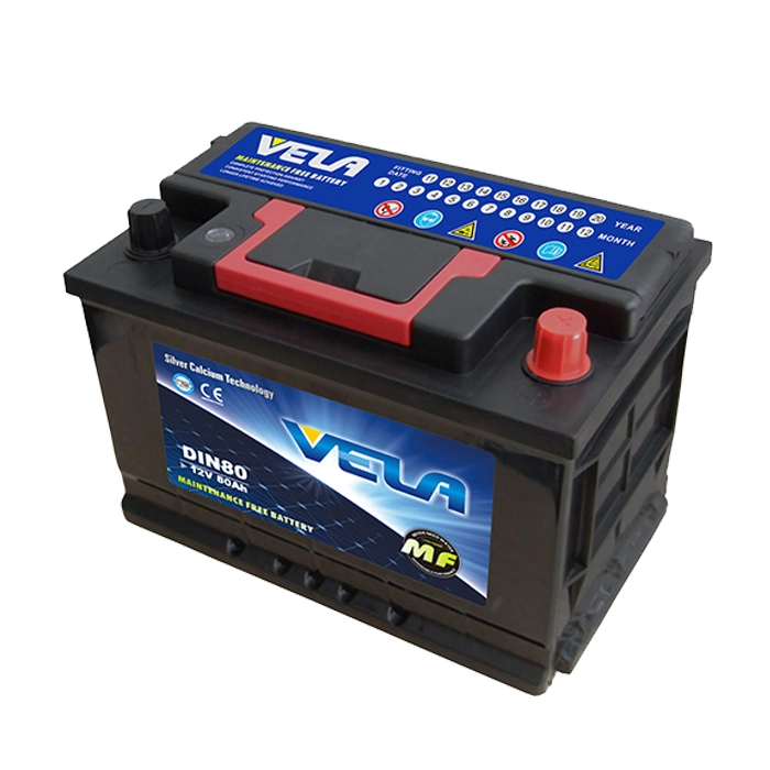 DIN80L12V80Ah Maintenance Free Car Battery 1