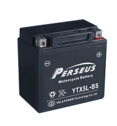 Sealed MF rechargeable motorcycle battery YTX5L-BS 1