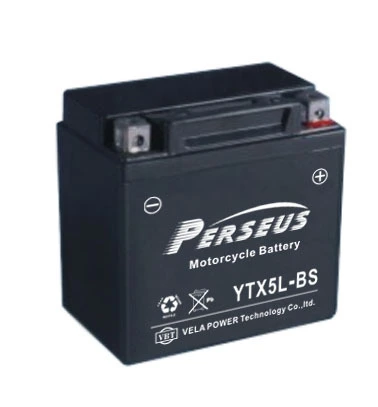 Sealed MF rechargeable motorcycle battery YTX5L-BS 1