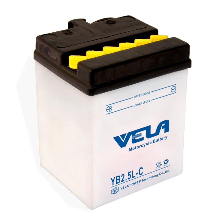 YB2.5L-C 12V 2.5Ah motorcycle batteries 1
