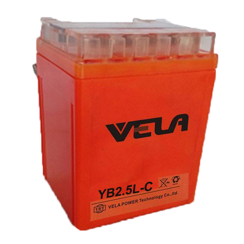 YB2.5L-BS 12V 2.5Ah Gel Motorcycle Battery with High Quality 1