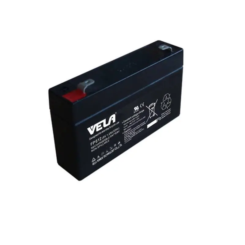 FP612 6V 1.2Ah small 6volt AGM Battery 1