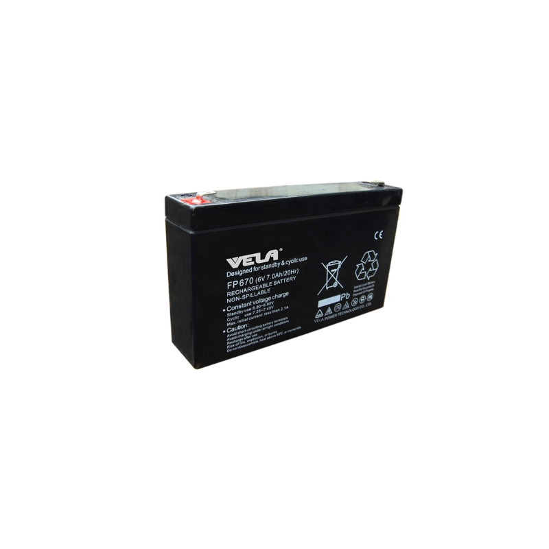 FP670 6V 7Ah Golf Cart AGM Battery 1