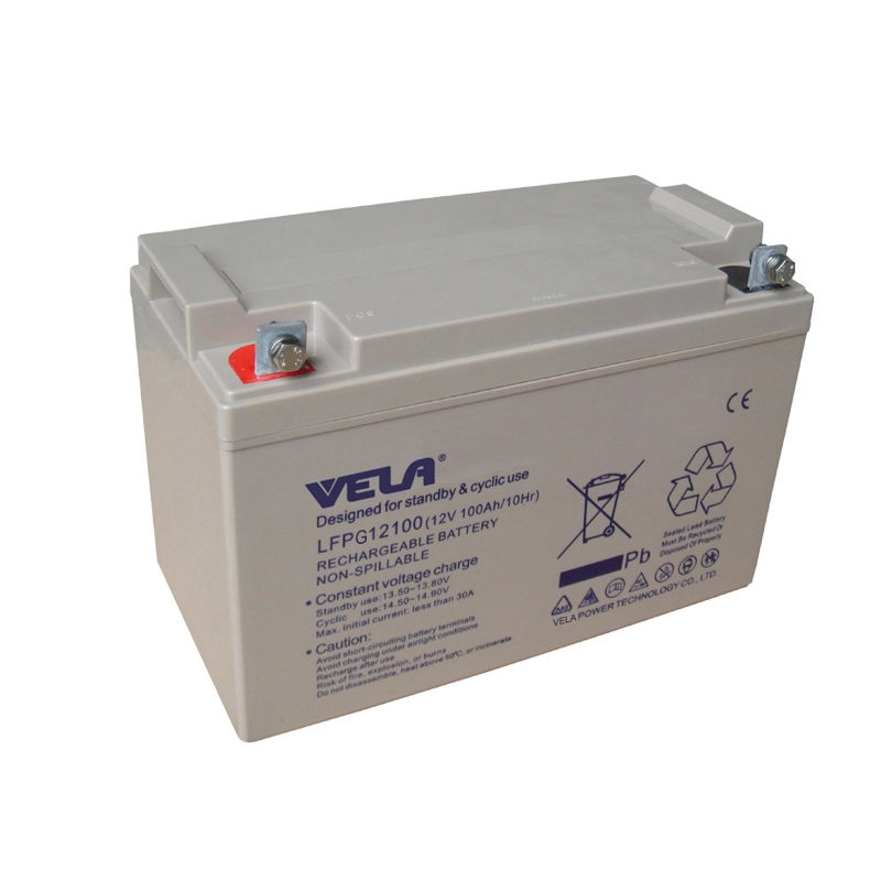 LFPG12100 12V 100Ah Deep Cycle GEL Battery 1