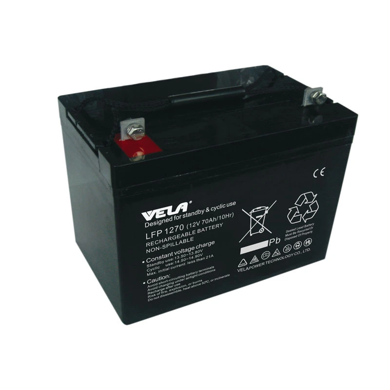 LFP1270 12V 70Ah Glass Matt Battery 1