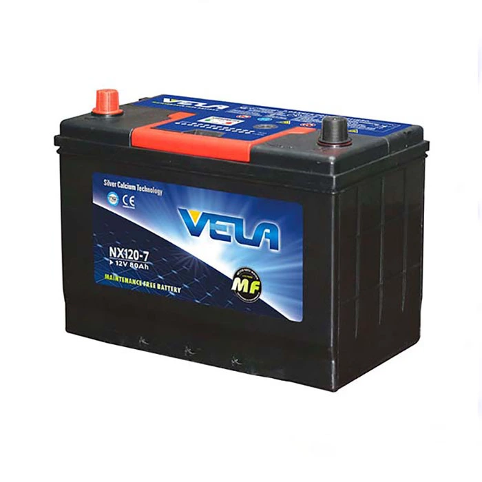 NX120-7 12V80AH MF Rechargeable Car Battery 1