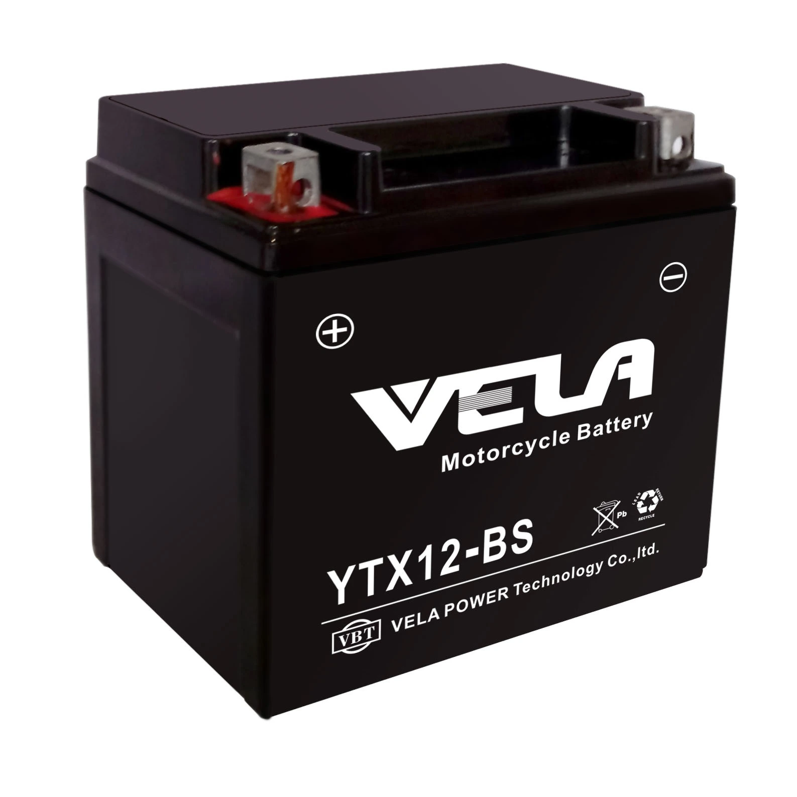 YTX12 12V10AH HIGH QUALITY MAINTENANCE FREE MOTORCYCLE BATTERY 1