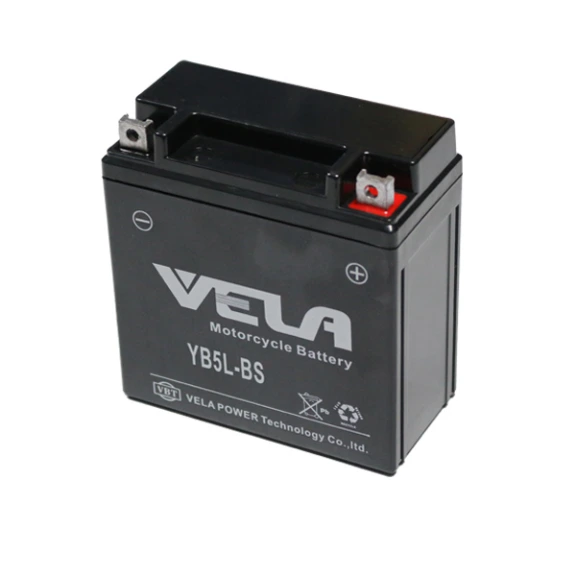 YB5L-B 12V5AH Fast Charging Electric Motorcycle Sealed Maintenance-free Battery 1