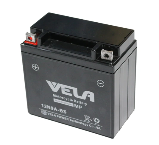 12N9A 12V9AH high performance mf motorcycle battery 1