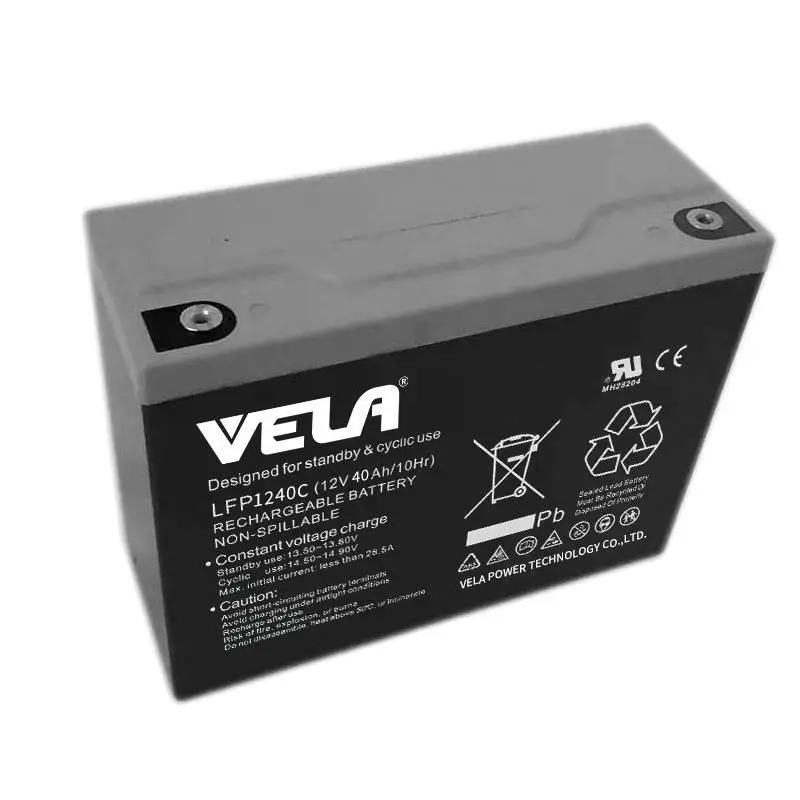 LFP1240C 12V 40Ah 12V Rechargeable Battery With Solid Copper Terminals 1
