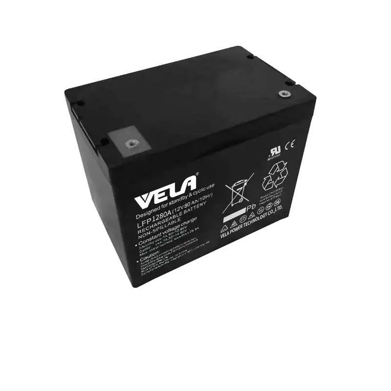 LFP1280A 12V 80Ah 12volt Sealed Lead Acid Battery 1