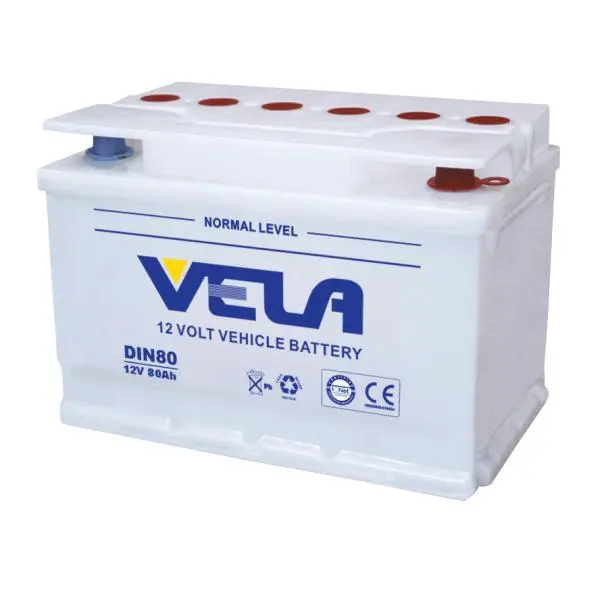 DIN80 12V80AH Dry Car Battery 1