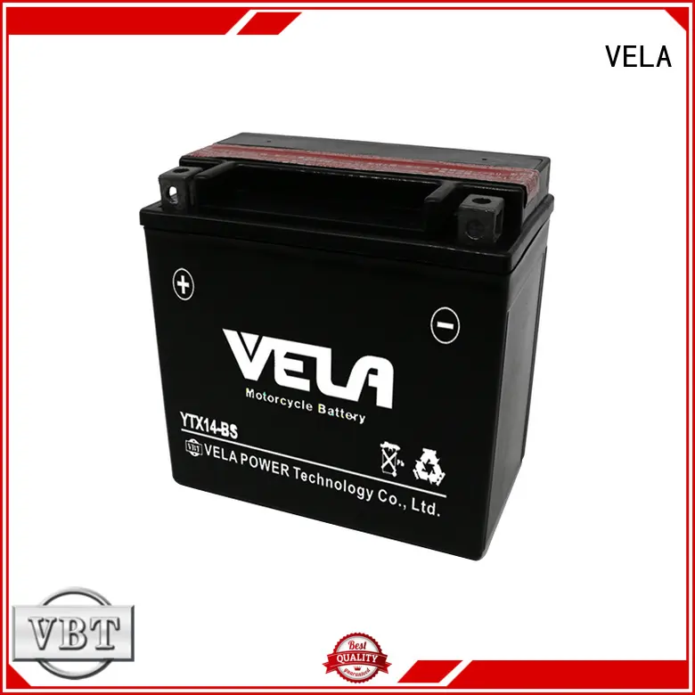 VELA low self discharged rate motorcycle maintenance free battery motorcyles 1