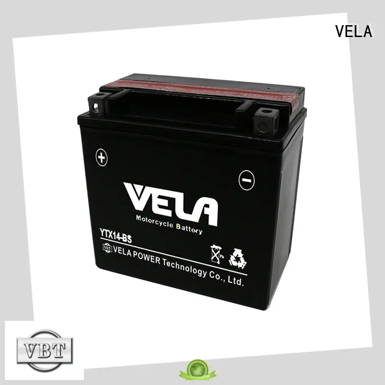 VELA dry cell motorcycle battery satisfying for motorcycle industry 1
