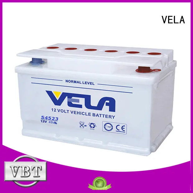 VELA good quality car dry cell battery optimal for vehicle industry 1