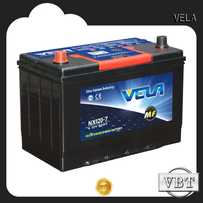 VELA reliable 12v car battery needed for automobile 1