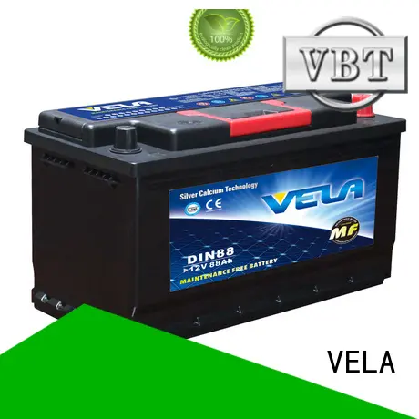 VELA durable car maintenance free battery widely employed for car industry 1