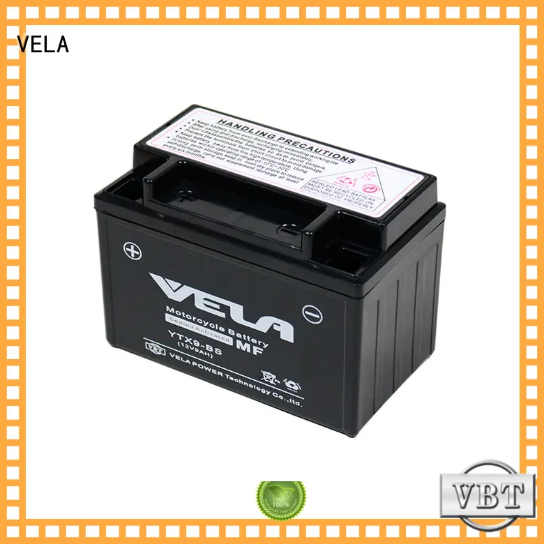 VELA high performance sealed motorcycle battery excellent for motorbikes 1