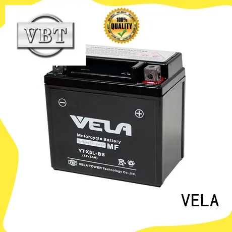VELA use conveniently sealed maintenance free battery great for motorcycle industry 1
