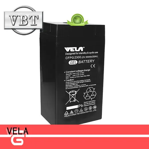 VELA maintenance free battery widely used for solar system 1
