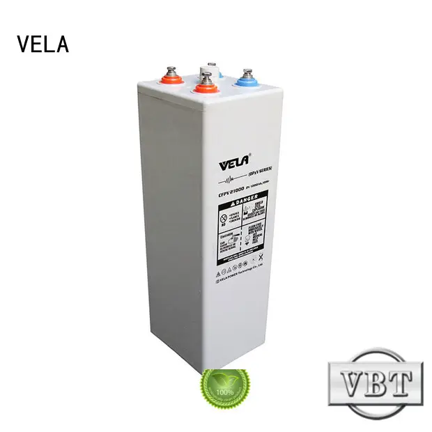 VELA professional maintenance free battery satisfying for power plant 1