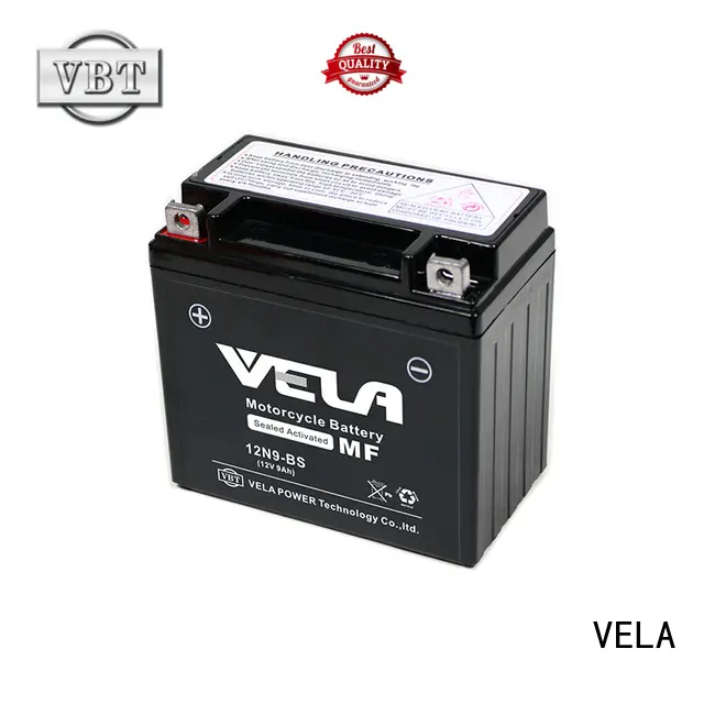 VELA high performance wet charged battery optimal for motorbikes 1