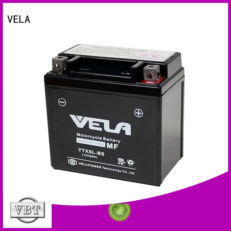 VELA wet charged battery best for motorcycle industry 1