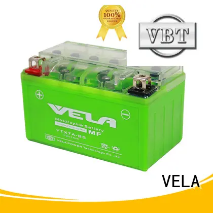 VELA durable high performance motorcycle battery popular for motorbikes 1