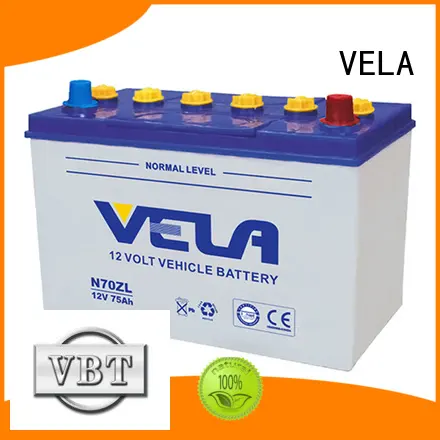 VELA good quality best auto battery great for vehicle 1