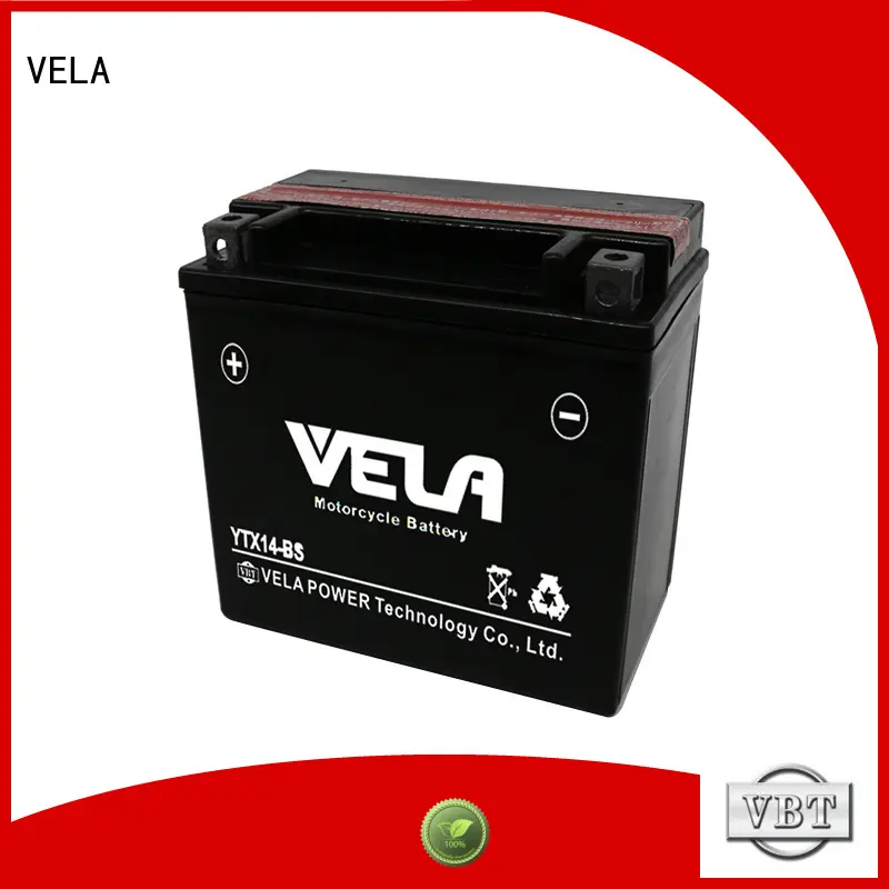 VELA dry charged battery widely applied for motorcycle industry 1