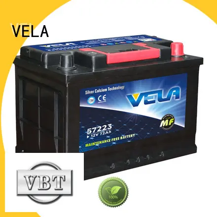 VELA reliable maintenance free car battery car 1