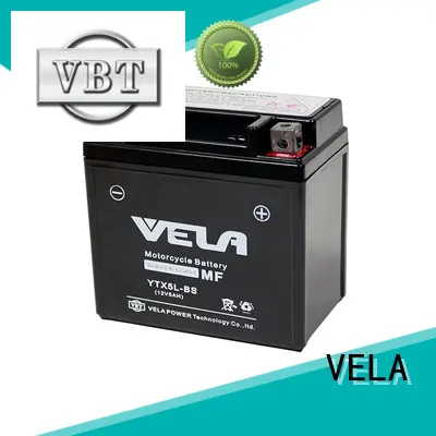 VELA sealed maintenance free battery optimal for motorbikes 1