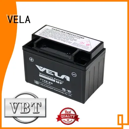 VELA wet cell battery excellent for motorbikes 1