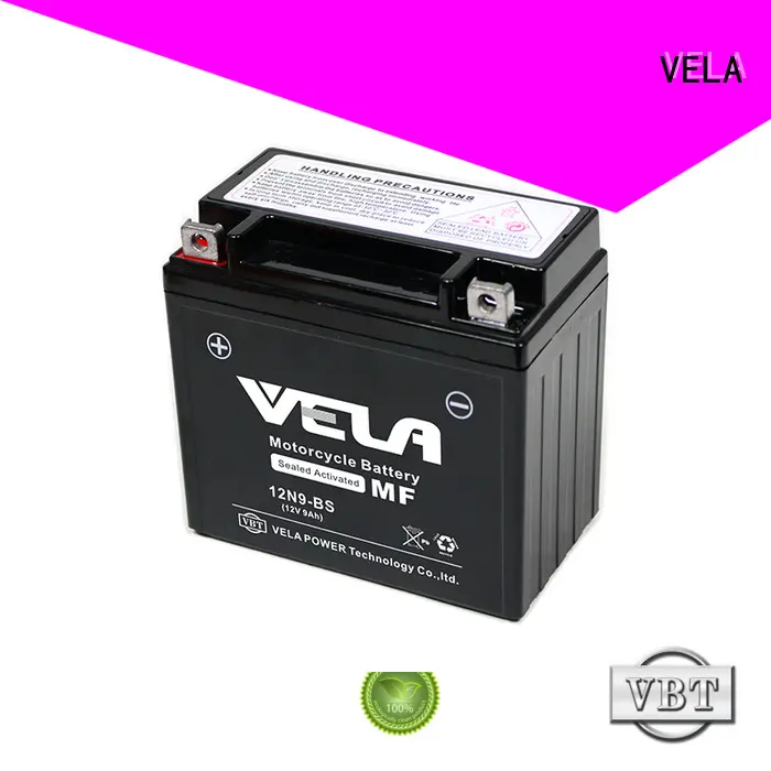 VELA long life time sealed motorcycle battery motorbikes 1