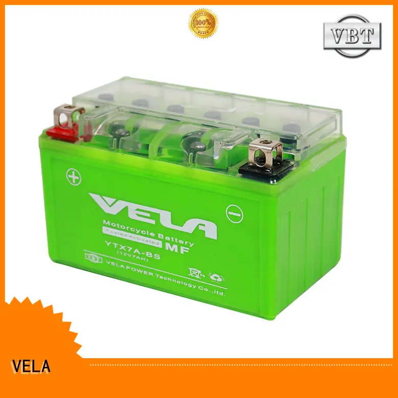VELA long life time motorcycle batteries online perfect for motorcycle industry 1