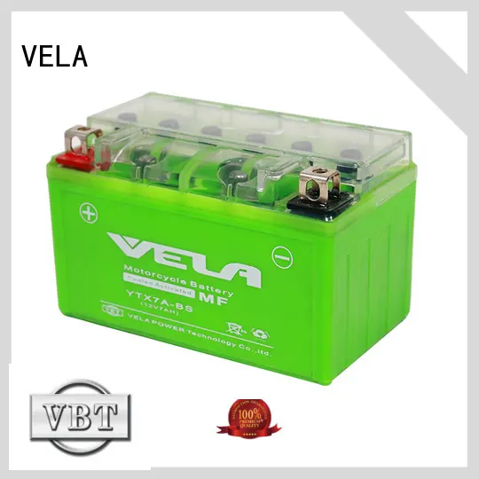 VELA long life time high performance motorcycle battery suitable for motorcycle industry 1