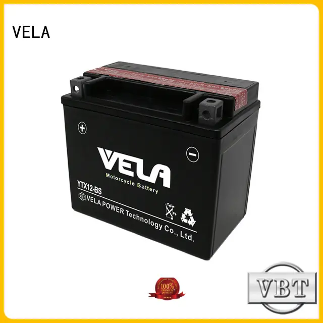 VELA high performance 12v 12ah motorcycle battery perfect for motorcycle industry 1