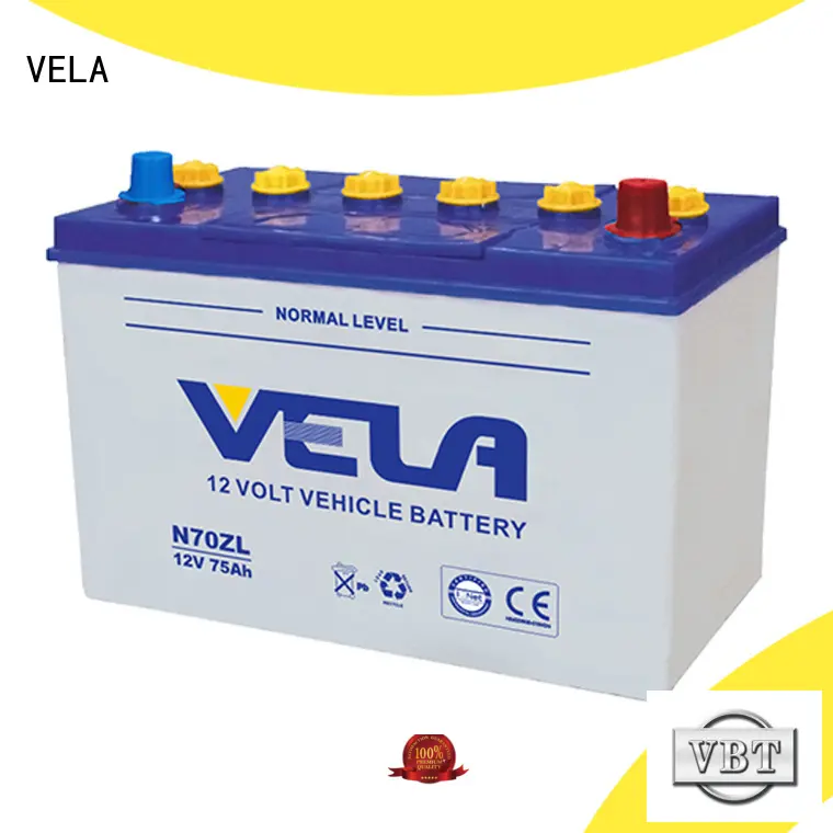VELA dry cell car battery optimal for automobile 1