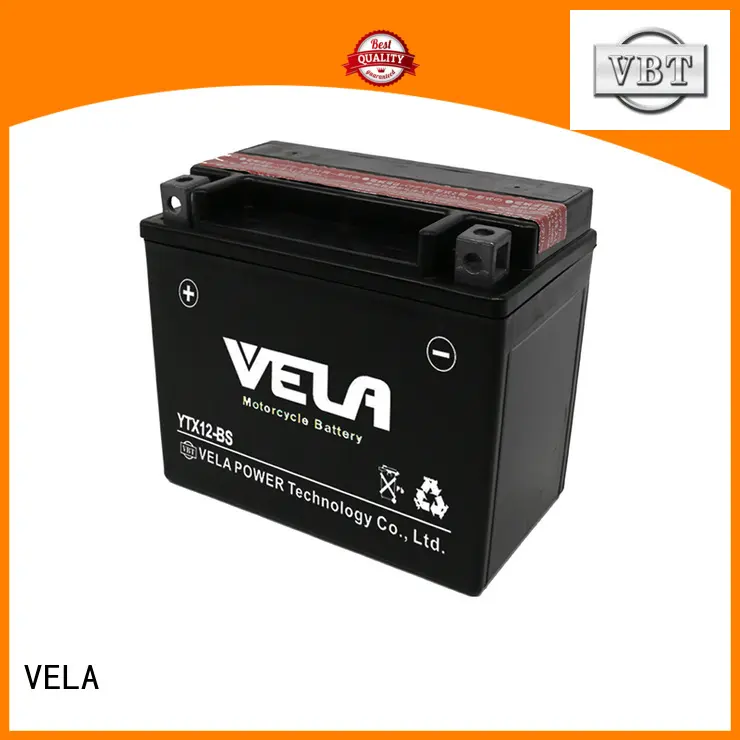 VELA high performance 12v motorbike battery widely used for motorcyles 1