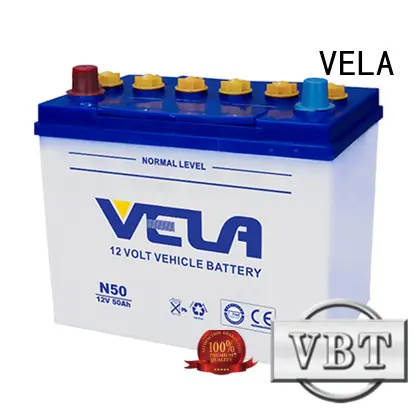 VELA dry cell car battery ideal for vehicle industry 1