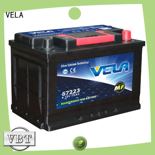 VELA reliable top car batteries widely employed for car 1